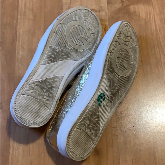 Guess gold metallic slides - Picture 6 of 6